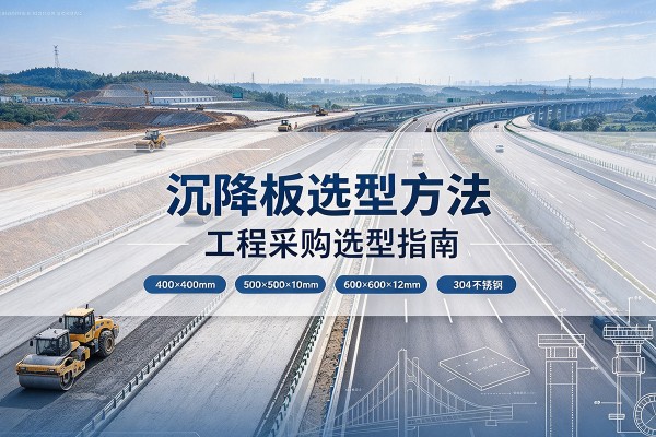 永丰沉降板选择方法