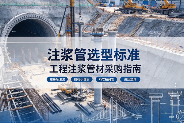 永丰注浆管选型标准