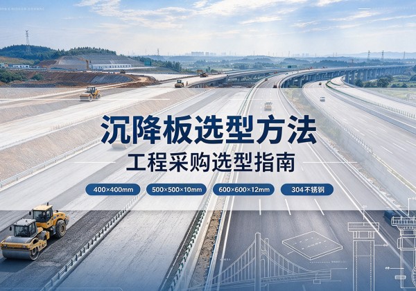 永丰沉降板选择方法